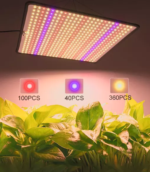 Gewächshaus Lampe Cannabis Hanf Aufzucht Licht 230V 1200 Watt Grow LED Light