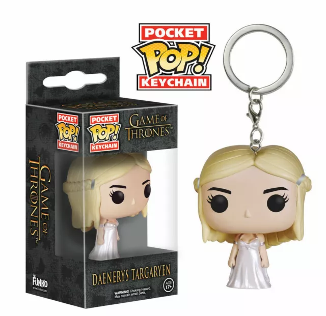 Daenerys Game of Thrones Funko Pocket Pop! Schlüsselanhänger Vinyl Figur GOT