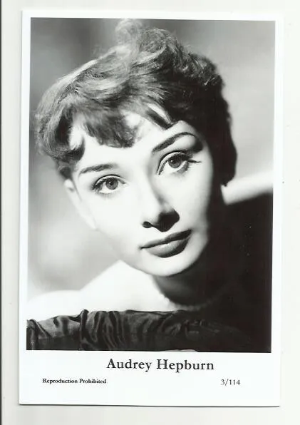 (Bx30) Audrey Hepburn Swiftsure Foto Postkarte (3/114) Filmstar Pin Up Glamor