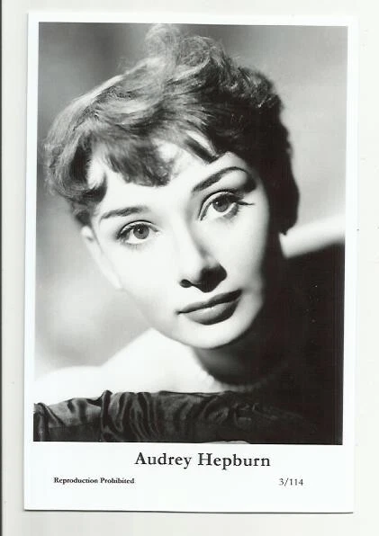 (Bx30) Audrey Hepburn Swiftsure Photo Postcard (3/114) Filmstar Pin Up Glamor