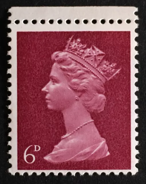 GB QEII 1968 6d SG736y Phosphor Omitted MNH