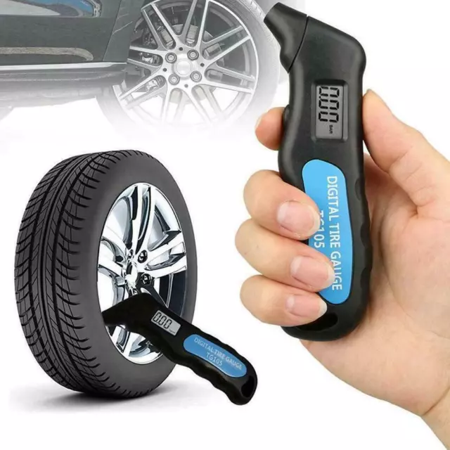 TG105 Digital Car Tire Pressure Gauge Barometer Tester for motorcycles car truck 2