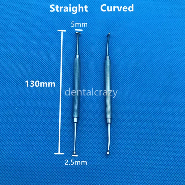 Double-ended Titanium Scleral Depressor With Pocket Clip Ophthalmic Instruments