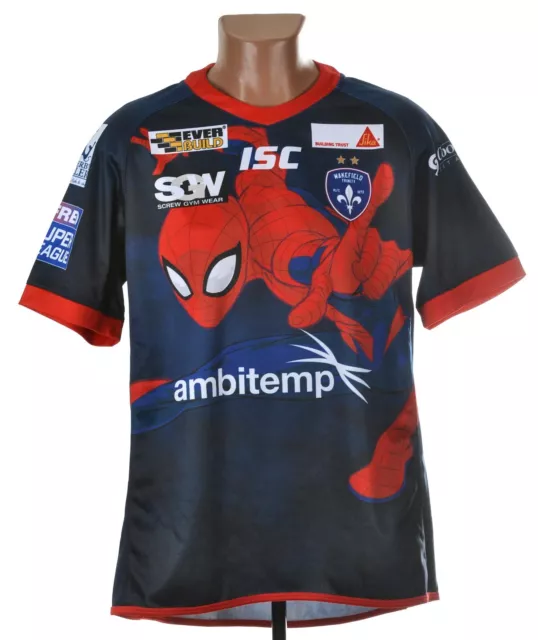 Wakefield Trinity Wildcats Nrl Rugby League Shirt Isc Size L Adult