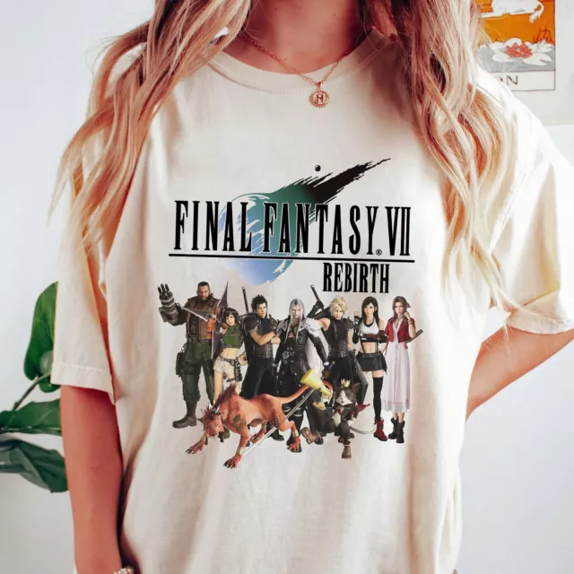 Final Fantasy VII Rebirth Vintage Retro T-Shirt, Final Fantasy 7 Rebirth Shirt