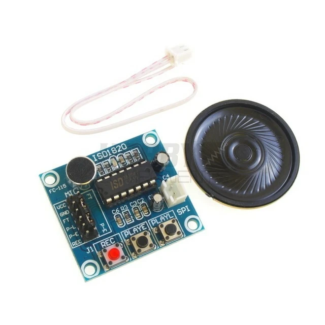 DollaTek ISD1820 Modulo Registrazione Vocale Suono Audio Microfono - Foto 10