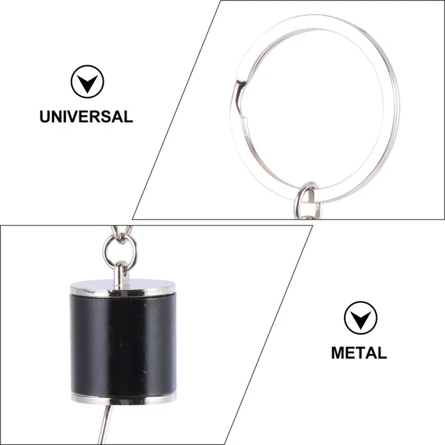 2 Pcs Key Organizer Gear Key Chain Pendant Keyrings Car Keys Metal Keychain Mini 9