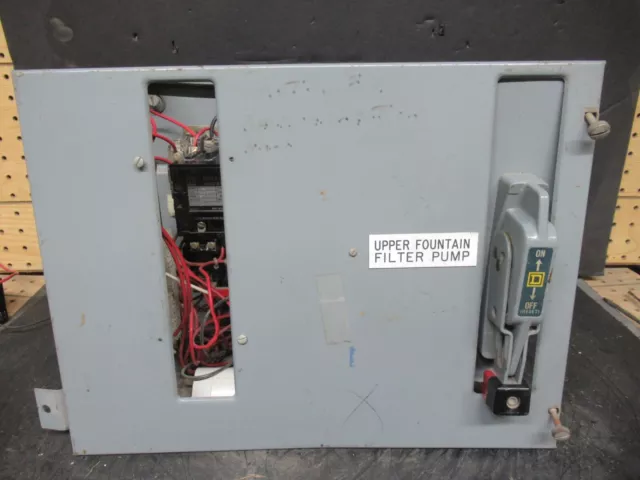 Square D Mcc Motor Control Starter 12" W/ 8536Sco3 Starter Nema 1 600 Vac 12 Amp