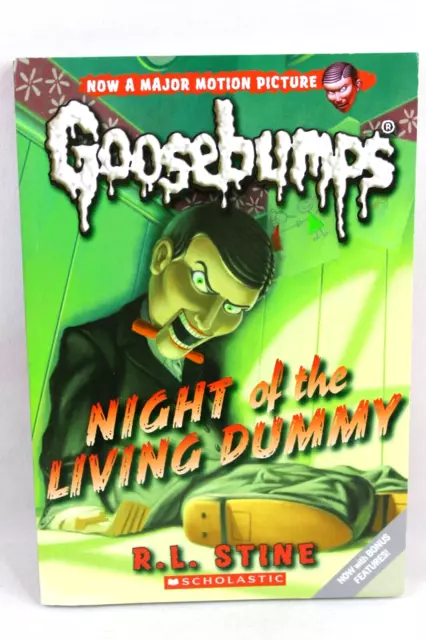 Night of the Living Dummy by R.L. Stine Goosebumps Slappy 2008 Scholastic PB