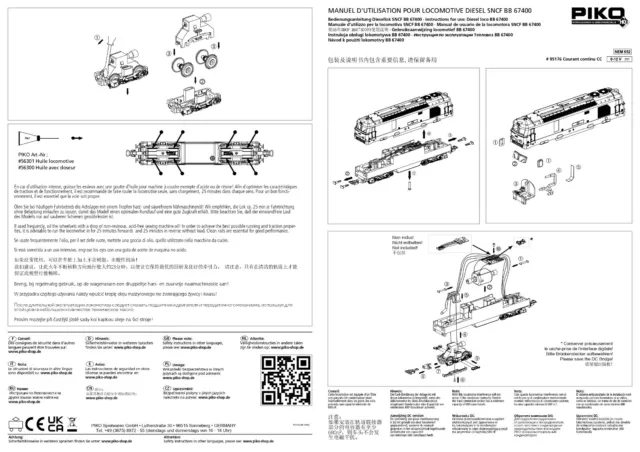 Piko HO - 95151/13 Lampes x 2 (BB67000)