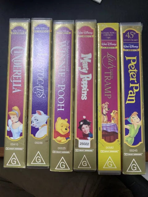 WALT DISNEY VHS Collectors Edition 50.00 PicClick AU