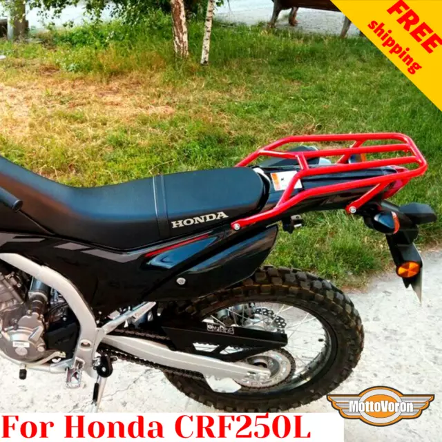 For Honda CRF 250 Rally Rear rack CRF250L Rear luggage rack CRF250 Motard Red