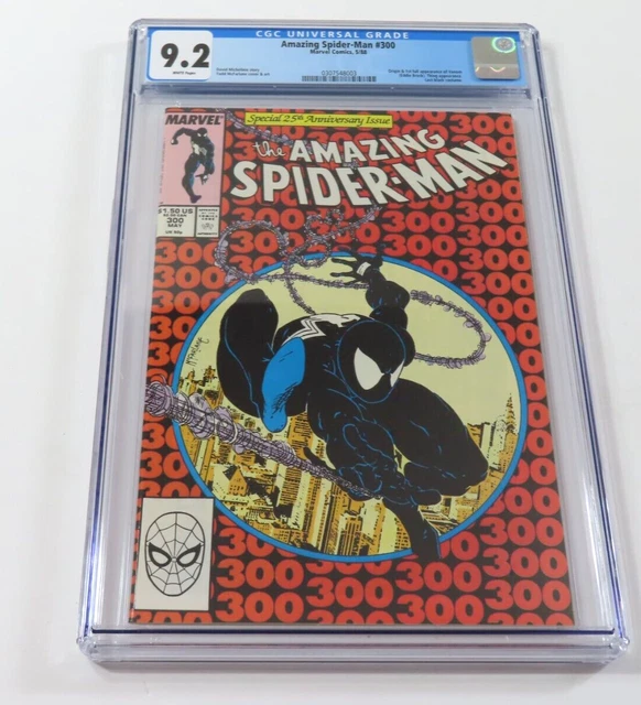 Amazing Spider-Man #300 CGC 9.2 WP May 1988 Marvel Venom 1st App Todd McFarlane