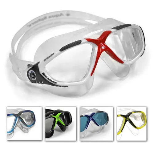 Aqua Sphere Vista Mens Swimming Goggles Anti-Fog Clear & Dark Lens All Colours