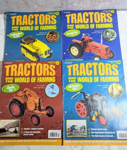 Revista de tractores Tractores The World Of Farming #40-42 y #44 paquete X 4