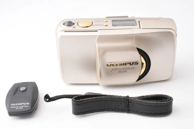 [MINT] Olympus μ mju Zoom Deluxe Point & Shoot Film Camera 5666216 From JAPAN