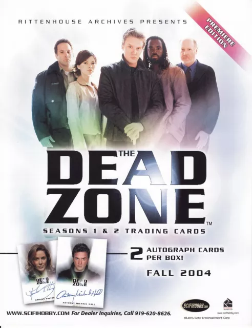 The Dead Zone Seasons 1 & 2 Promo Sell Sheet