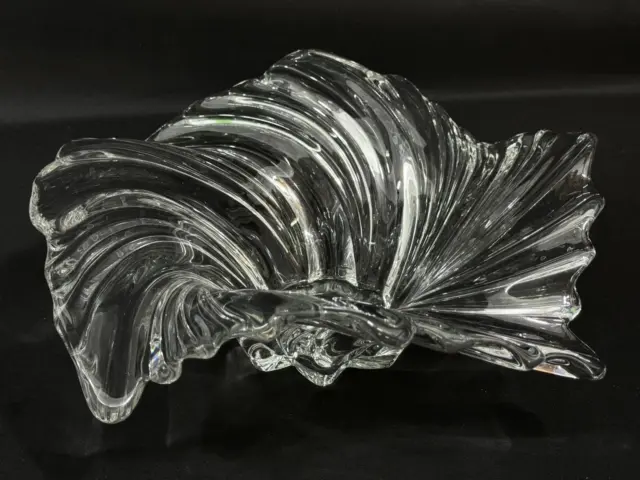 MIKASA Belle Epoque Swirl Wave Lead Crystal Bowl