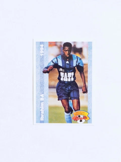 Ibrahim Ba Sticker Panini 1994 – Édition France – Rookie – Très Rare