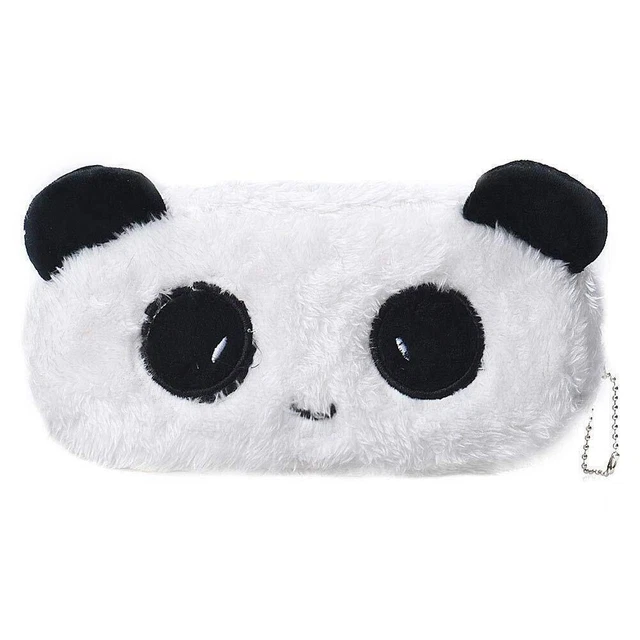 Styllish Panda Forma Matita Borsetta Peluche per Bambini Spedizione Gratuita