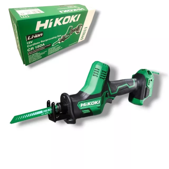 HiKOKI CR18DA(H4Z) 18V Li-ion Cordless Brushless Reciprocating Saw - Skin Only