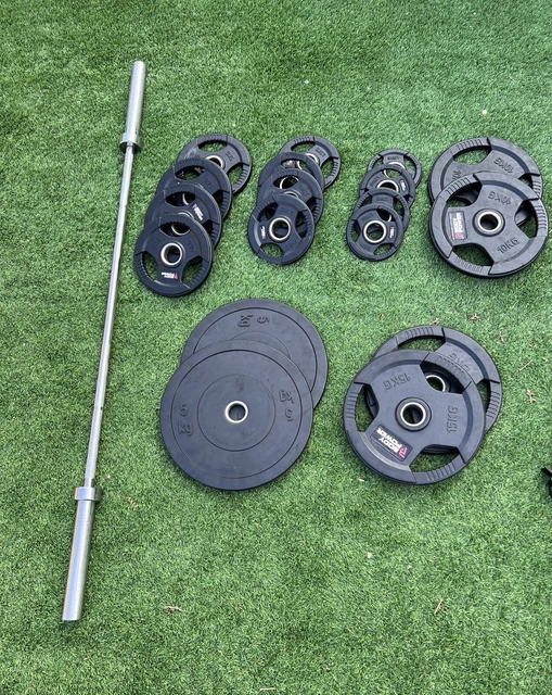 BODYPOWER OLYMPIC RUBBER Tri Grip disc set 330.00 PicClick UK