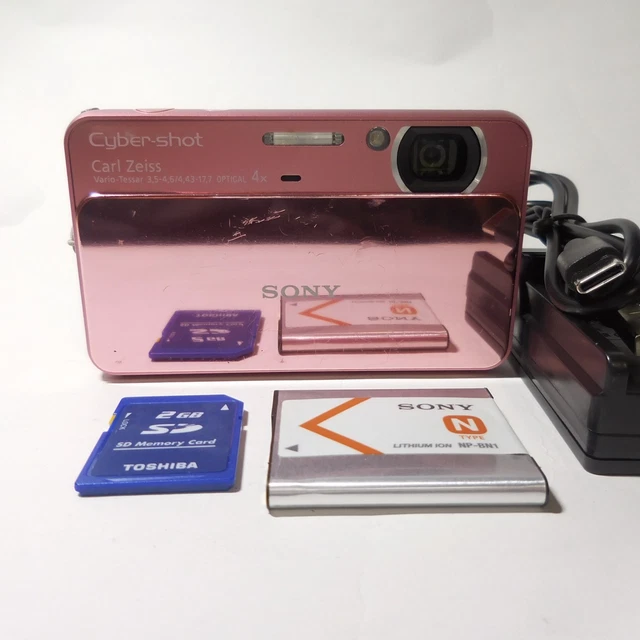 動作品SONY Cyber-shot DSC-T110ピンクバッテリーなし Sony