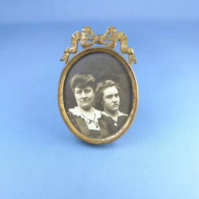 Miniature French Bronze Louis XVI Picture Frame / Antique