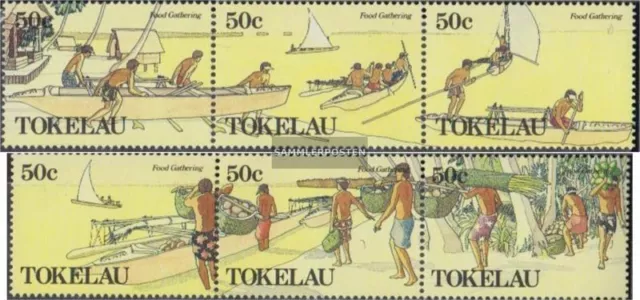 Tokelau 165-170 Dreierstreifen (kompl.Ausg.) Jahrgang 1989 komplett postfrisch 1