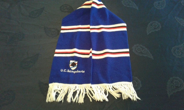 Écharpe Sampdoria Calcio Vintage – Bandana Scarf Schal, Modèle AL10, Neuf