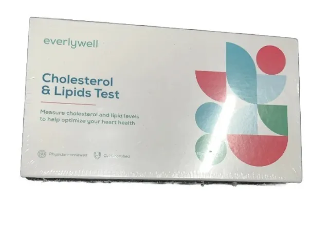 Kit de prueba de colesterol y lípidos Everlywell NUEVO SELLADO