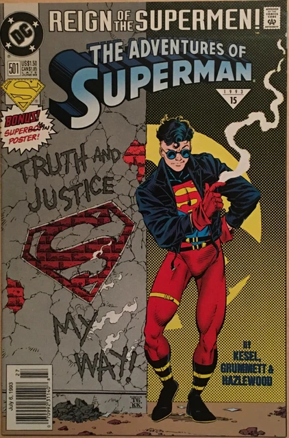 DC Comics Adventures of Superman #501 Newsstand Edition 1993 Comic Book