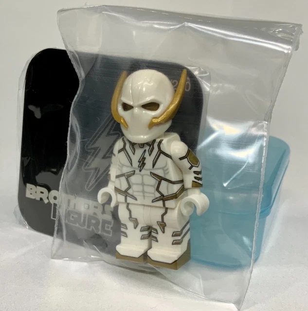 LEGO MINIFIGURE DC Flash Godspeed WHITE LIGHTNING Custom by