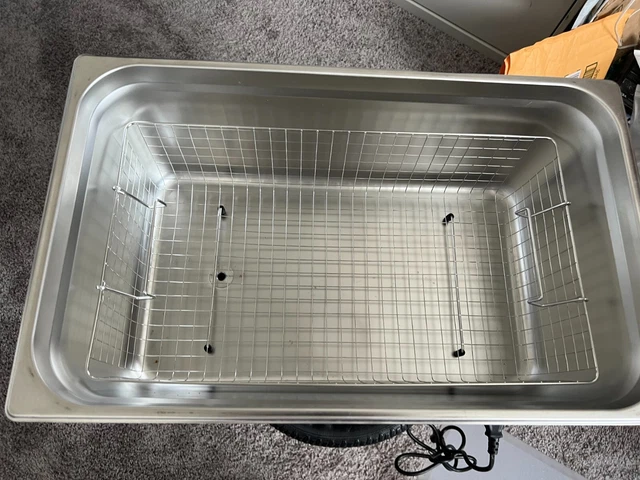 30L Industry Digital Ultrasonic Cleaner Stainless Steel Heated Heater w/Timer