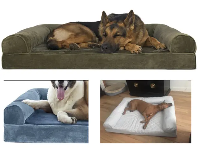 XX-Large K9 Big Dog Bed Sofa Pet Warm Couch Memory Foam Orthopedic Cushion Jumbo