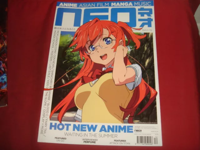 NEO MAGAZINE UK Manga Anime Asian Films Magazine August 2013 - Issue 112