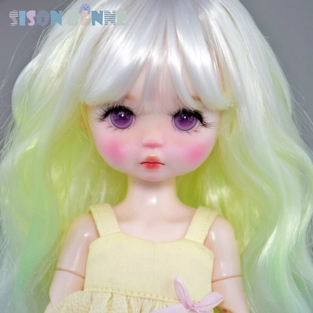 Poupée BJD 56 Cm – Cheveux Courts Avec Chapeau Et Tenue – Fait Main – Neuf