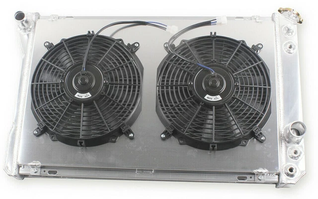 For 82-92 Chevy Camaro RS Z28 Iroc-Z 5.0L 5.7L Aluminum 3Row Radiator Fan Shroud