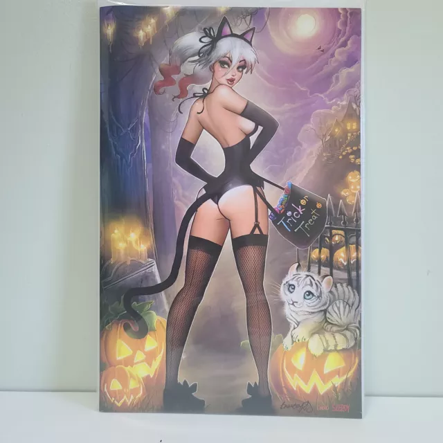 🔥HOT🔥 MISC: Szerdy + Kincaid Halloween Kitty Black Cat Cosplay Virgin Variant