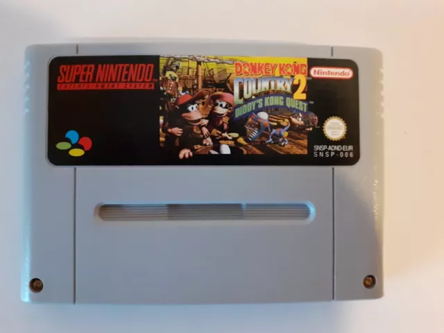 Super Nintendo SNES Spiel : Donkey Kong Country 2 - Modul