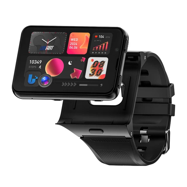 2.88 INCH LARGE Screen 5G Smart Watch Dual Camera Android 11 6GB+128GB ...
