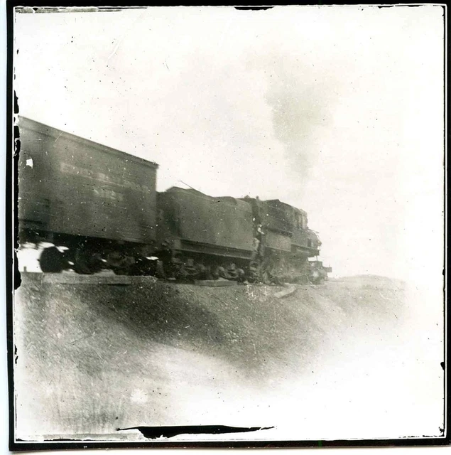 5B174 RP 1920s? NYO&W O&W ONTARIO WESTERN RAILROAD LOCO AT SPEED