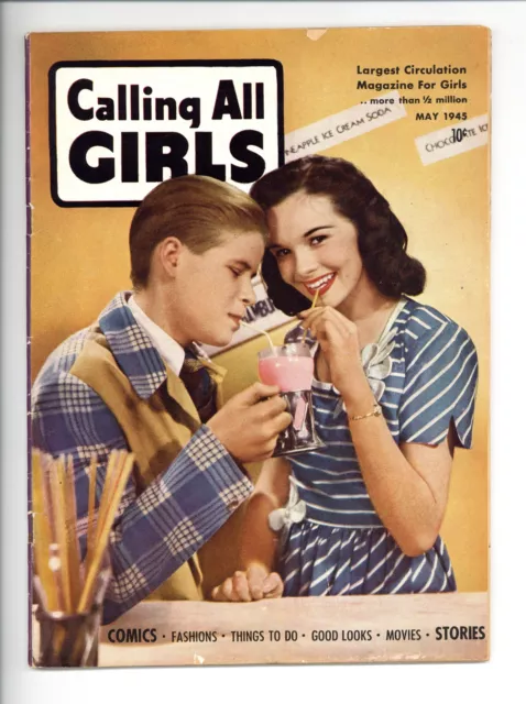 Calling All Girls 1st Series #39 VG- 3.5 1945