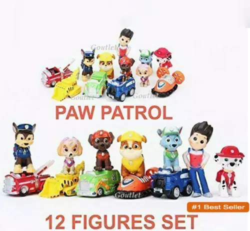 12PCs Paw Patrol Action Figures Puppy Dogs Kids Toy Gift- UK SELLER 2