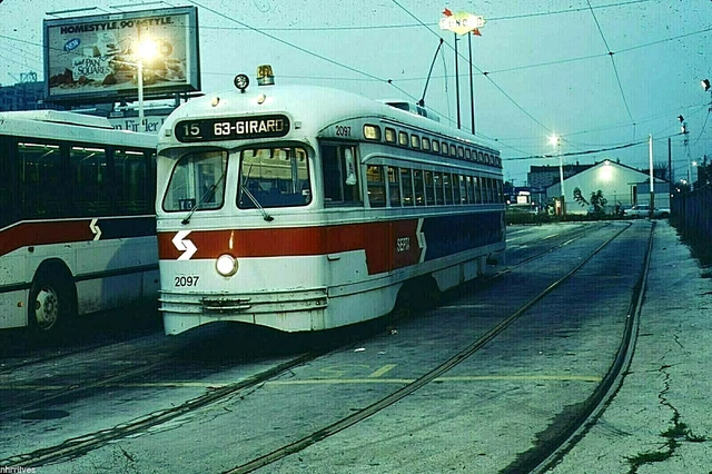 Original Kodachrome Slide Septa Pcc #2097 Richmond-Westmoreland Phila 9/8/92