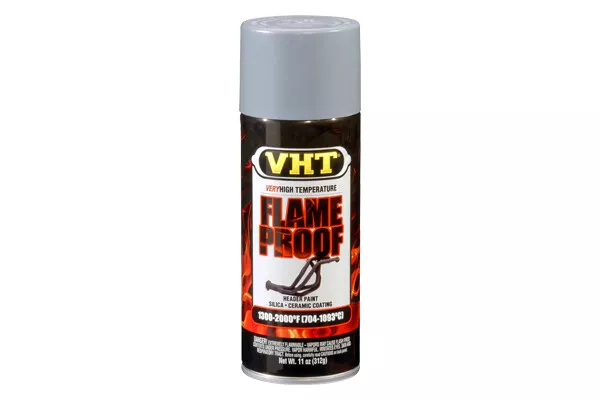 Vernis Haute Température Enceinte D'Échappement VHT Flame Proof Noir Mat  SP102