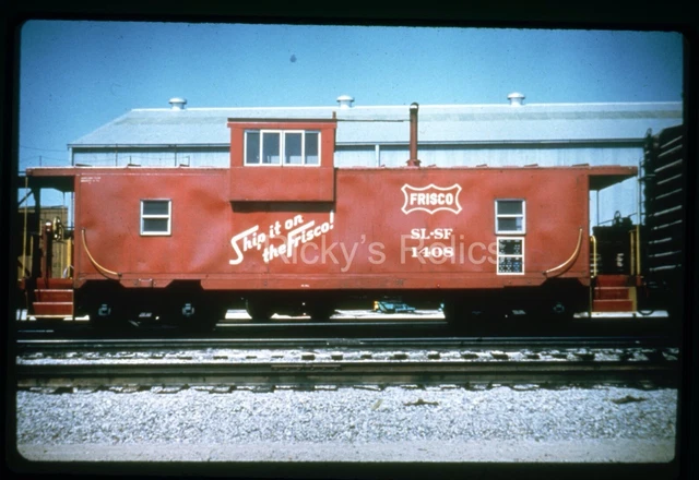 Duplicate Slide SLSF #1408 Caboose Frisco Action