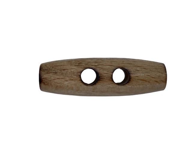 Bottone Olivette Alamaro Legno Naturale Lungo 4 Cm 1310