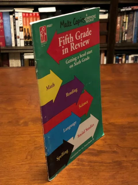 FIFTH GRADE IN REVIEW: Getting A Head Start on 6th Grade by Bill Linderman (VG) 3