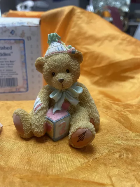 Cherished Teddies Age 2 Two Sweet Two Bear 911321 1992 Enesco Figurine (Orn-2) 2